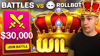 MASSIVE $30.000 JUICY FRUITS BONUS BUYS 🤖BATTLES AGAINST ROLLBOT