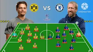 Predictions Line Up Borussia Dortmund vs Chelsea Round Of 16 Eufa Champions League 2022/2023