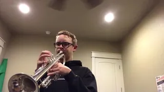 I play a triple high c on my trumpet then pass out