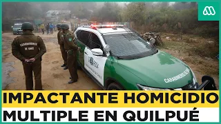 Cuatro personas fueron acribilladas con más de 100 disparos en Quilpué