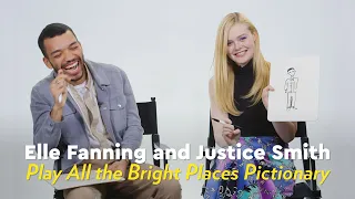 Elle Fanning and Justice Smith Play All the Bright Places Pictionary | POPSUGAR Pictionary