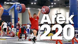 Arkadiusz Michalski 220kg Clean & Jerk 2015 World Weightlifting Championships