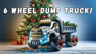 Unboxing and Assembling Six Wheels Toy Car: Kids Ride on 24 volt electric Power Wheel 4X4 Dump Truck