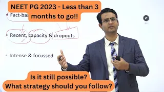 Less than 3 months left for NEET PG 23. What you must do?Can you still crack it? #neetpg #neetpg2023