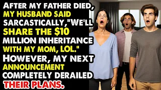 "Unexpected Twist! Wife's Revelation Shocks Husband After $10 Million Inheritance Claim"