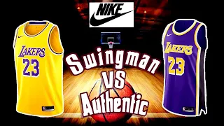 Nike Swingman Vs Authentic Jersey Comparison