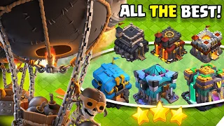 Nothing is stronger || New All Town Hall Level Rocket Balloon Attack Strategy (2024)