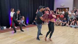 Elevation Zouk 2022 Kadu & Larissa Brazilian Zouk Dance Demo 3