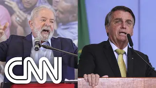 Lula tem 48% e Bolsonaro 23% das intenções de voto | AGORA CNN