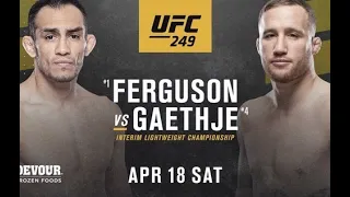 UFC 249.Прогноз на главный бой вечера Тони Фергюсон - Джастин Гейджи.