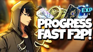 HOW TO PROGRESS FAST AS A F2P PLAYER! MY TIPS & GUIDE TO HAVING AN OP ACC! - Solo Leveling: Arise