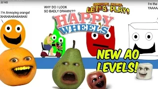 Annoying Orange Plays - Happy Wheels: NEW AO LEVELS