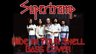 Hide In Your Shell - Supertramp - Bass cover with tabs