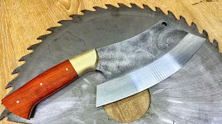 Making A Cleaver From A Saw Blade