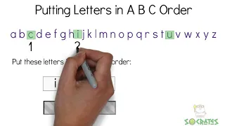 Putting Letters in A B C Order