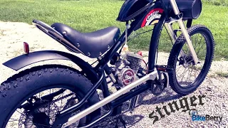 From Cruiser to Powerhouse: 80cc Engine Install on Stinger Chopper! | BikeBerry