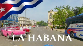 DRIVING in LA HABANA, La Habana Province, CUBA I 4K 60fps