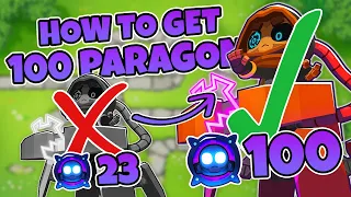 How To Get A Degree 100 Paragon - BTD6