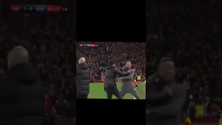 Klopp celebrates Origi goal