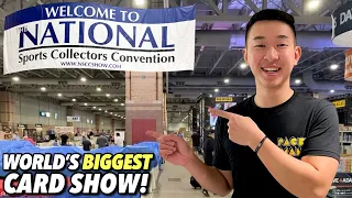 In-depth tour of the BIGGEST CARD SHOW ON EARTH!!! 2022 National Sports Collectors Convention Vlog