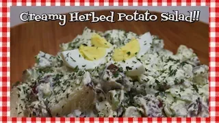 Creamy Herbed Potato Salad~Creamy Potato Salad Recipe~Summer Picnic Salad~Noreen's Kitchen