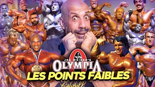 LES POINTS FAIBLES DES MR OLYMPIA