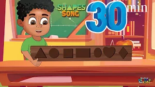Shapes Song + More Kids Songs and Nursery Rhymes | Educational Hip Hop for Kids Compilation | 30 Min