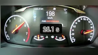 2020 Ford Fiesta ST 1.5 EcoBoost 200 Hp acceleration and top speed.