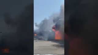 🔥 ГОРЯТЬ ВАГОНИ ОКУПАНТІВ — бавовна на ДОНЕЧЧИНІ