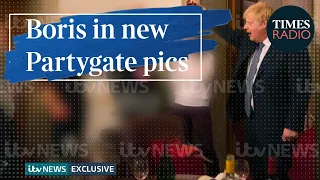 Partygate: Boris Johnson pictured with drink at lockdown party