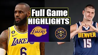 Los Angeles Lakers vs Denver Nugget Full Game Highlights | March 2 | 2024 NBA Season