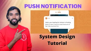 System Design | Push Notification service | Mobile | SMS | EMAIL | high level | Low level design