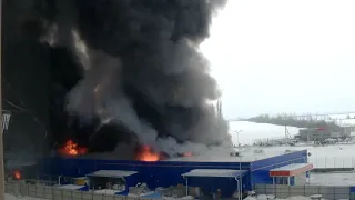 Пожежа Епіцентра в Первомайську