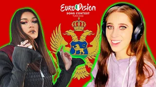 I REACTED TO MONTENEGRO'S SONG FOR EUROVISION 2022 // "VLADANA "BREATHE