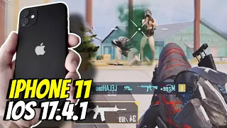 IPHONE 11 TEST GAMEPLAY PUBG 2024🔥TERNYATA GINI RASANYA MAIN DI IOS - PUBG MOBILE