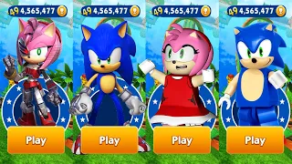 Sonic Prime Rusty Rose Boscage Maze Sonic vs LEGO Sonic LEGO Amy - All Characters Unlocked Gameplay