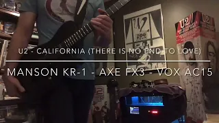 U2 “California (There Is No End To Love)” Guitar Cover
