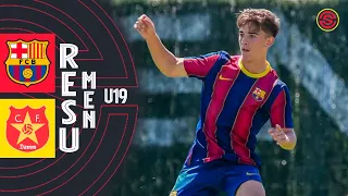 RESUMEN: FC Barcelona vs CF Damm Juvenil A U19 2021