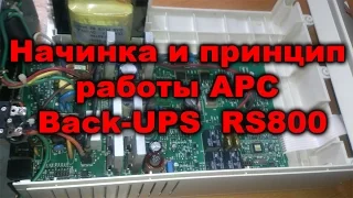 Устройство и принцип  работы APC Back-UPS RS800