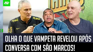 "O Marcos ME FALOU ISSO, cara! O Tite PERGUNTOU pra ele SE EU..." Vampeta ABRE O JOGO antes da Copa