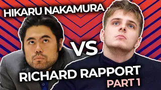 Hikaru Nakamura vs Richard Rapport Blitz Match! Part 1