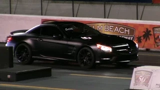 2014 Mercedes SL63 AMG 1/4 Mile Drag Race