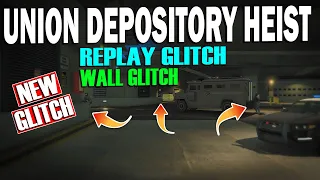 *New Glitch* Union Depository Heist Auto Shop Weekly Update GTA Online Replay Glitch Double Money