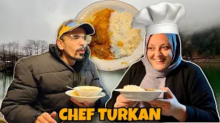 CHEF TURKAN NY BANAYA TURKISH DINNER - Trabzon Pohnch Gaye.