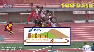 2018 TF - Mt Carmel - 100 (Boys, Heats 1-3)