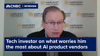 Tech investor says this is what worries him the most about AI product vendors