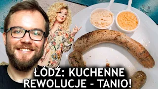 ŁÓDŹ: Sprawdzam KUCHENNE REWOLUCJE i TANIE JEDZENIE w ŁODZI - Gorąca Kiełbasiarnia GASTRO VLOG #328