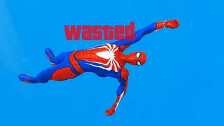 GTA 5 Epic Wasted Spider-Man Jumps/Fails Ep.105 (Spider-Man Fails, Funny Moments)