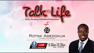 TALKTOLIFE | RECOGNITION | 213 DAYS | PASTOR ROTIMI ADEDOKUN | NEWDAWNTV | DEC 30TH 2020