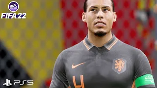 FIFA 22 ( PS5) NETHERLANDS VS BELGIUM-  UEFA NATIONS LEAGUE ( FULL MATCH